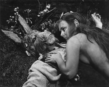 Judi Dench como Titania en 'Sueño de una noche de verano', de 1968.