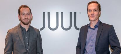 James Monsees y Adam Bowen, fundadores de Juul Labs.