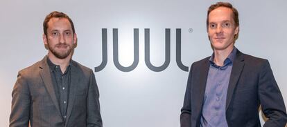 James Monsees y Adam Bowen, fundadores de Juul Labs. 