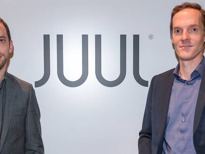 James Monsees y Adam Bowen, fundadores de Juul Labs. 