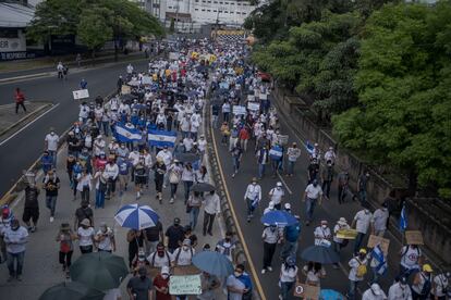 El Salvador manifestantes contra Nayib Bukele