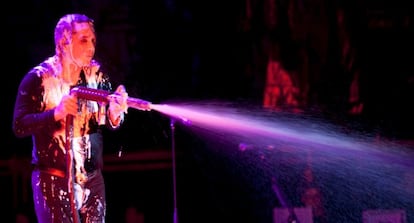 Ozzy Osbourne, durante el concierto del Azkena Rock Festival.