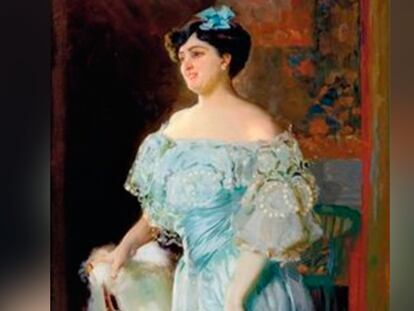 Imagen del 'Retrato de la tiple Isabel Brú', que fue pintado por Joaquín Sorolla en 1904.