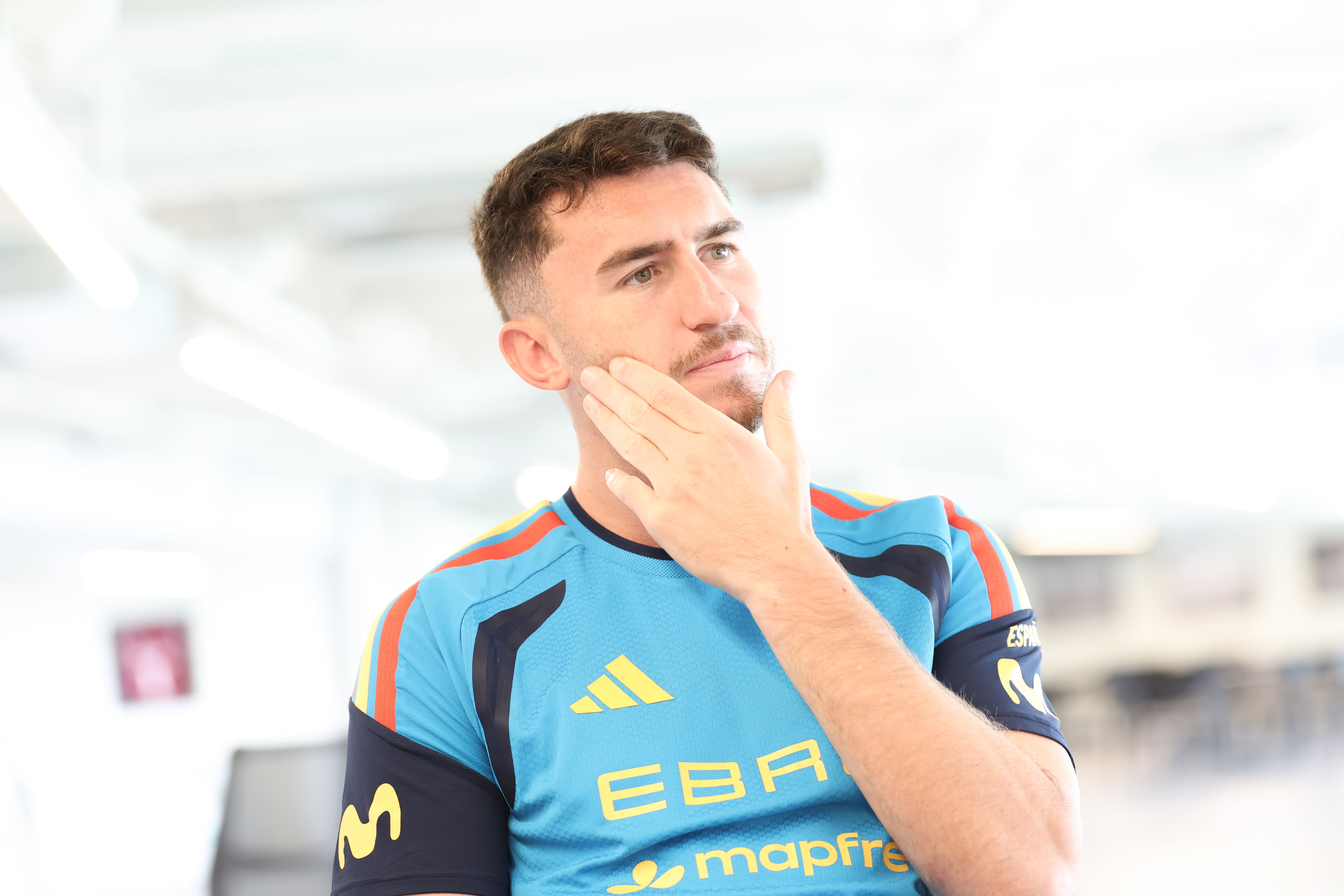 Laporte, durante la entrevista con EL PAÍS.