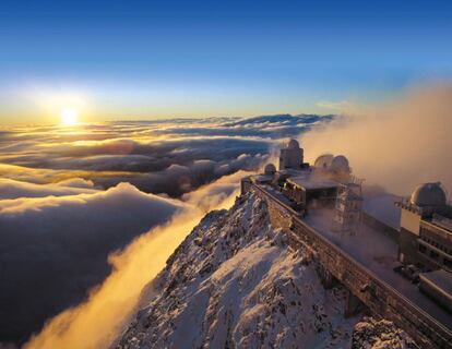 El observatorio del Pic du Midi, en Francia.