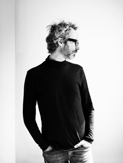 James Rhodes en su casa de Madrid.