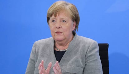 German Chancellor Angela Merkel. 