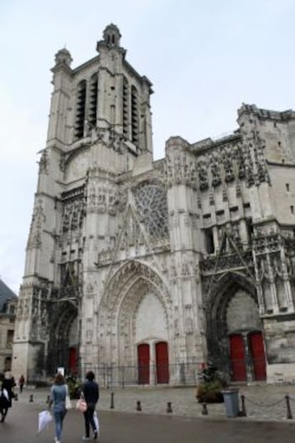 La catedral gótica de San Pedro y San Pablo, en Troyes.