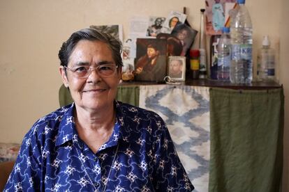 La hermana Regina Casado en su casa de Sam Sam III, en Pikine, Senegal el pasado 29 de junio.