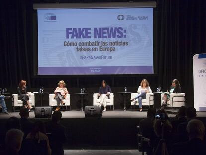 El foro ‘Fake News: cómo combatir las noticias falsas en Europa’, en imágenes