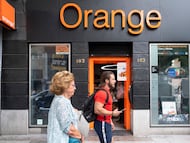 Imagen de archivo de una tienda de Orange.