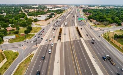 La autopista North Tarrant Express (NTE) de Texas. 