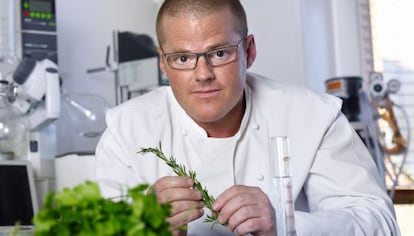 O cozinheiro britânico Heston Blumenthal.