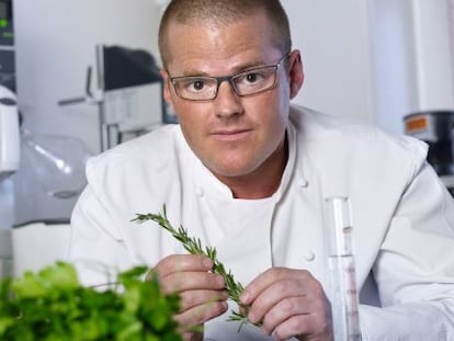 O cozinheiro britânico Heston Blumenthal.