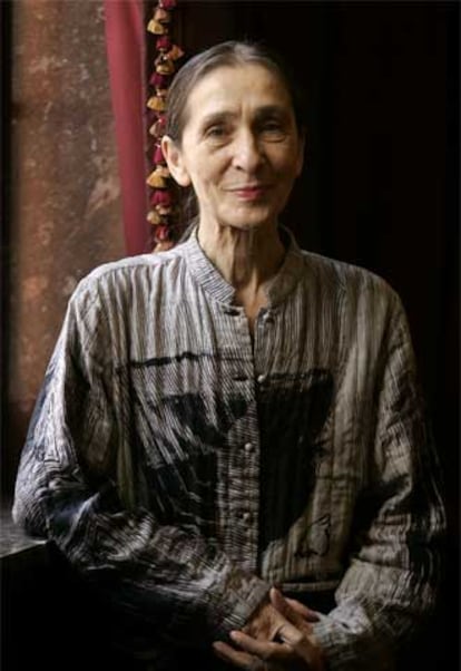 Pina Bausch, ayer en Madrid.