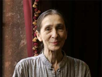 Pina Bausch, ayer en Madrid.