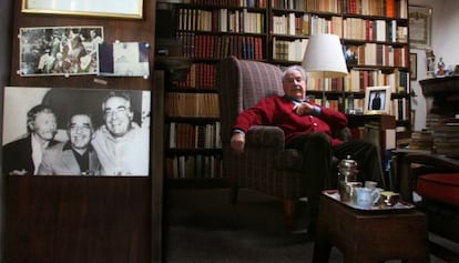 El escritor colombiano &Aacute;lvaro Mutis en su casa de M&eacute;xico.