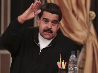 El president veneçolà Nicolás Maduro, en una reunió aquest dimarts.