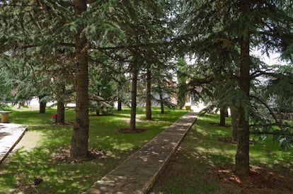 Jardines del camposanto de Granada.