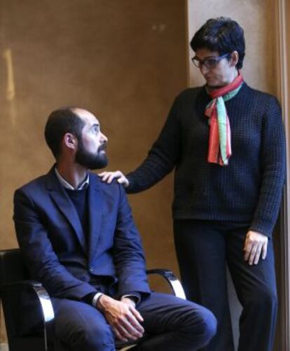 Pablo Lafuente y Nuria Enguita, comisarios de la Bienal.