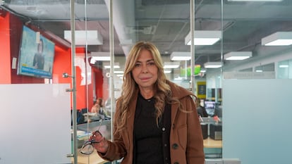 La periodista Diana Calderón en Bogotá.