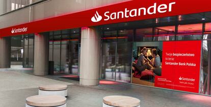 Sucursal de Santander Bank Polska, la filial del banco español en Polonia.