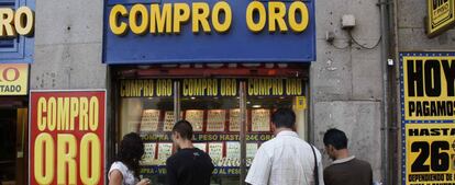 Establecimiento de compra de oro.