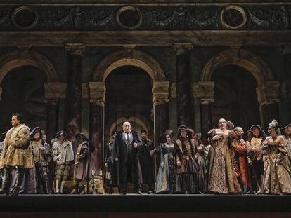 Assaig de l'òpera 'Rigoletto', al Teatre Principal de Palma.