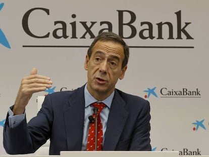 Gonzalo Gortázar, consejero delegado de Caixabank, a finales de octubre en Valencia.