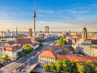 Panorámica de Berlín. La ciudad ofrece ayudas para startups internacionales.