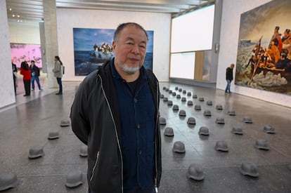 Ai Weiwei, en la inauguración de su muestra en el Musac.
