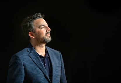 El director de orquesta James Gaffigan, en el Palau de les Arts de Valencia la semana pasada.