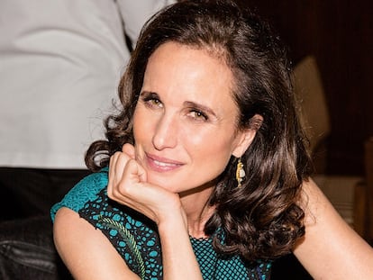 La actriz Andie MacDowell, una de las invitadas al evento.