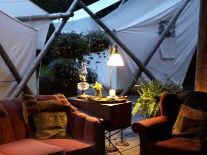 ’Glamping’: la nueva forma de acampar con todo lujo