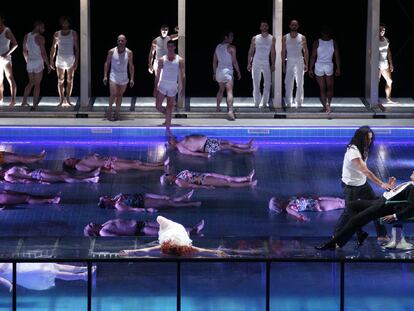 Un momento de la representación de <i>El rey Roger en el Teatro Real.</i>
