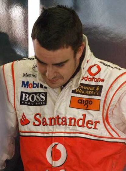Fernando Alonso, en Montmeló