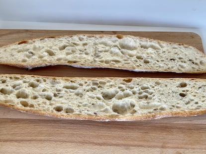 La baguette es el único pan que Pablo Rodríguez fermenta con levadura, en vez de con masa madre.