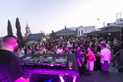 Un concierto en la azotea de la Casa Encendida, en una imagen cedida.