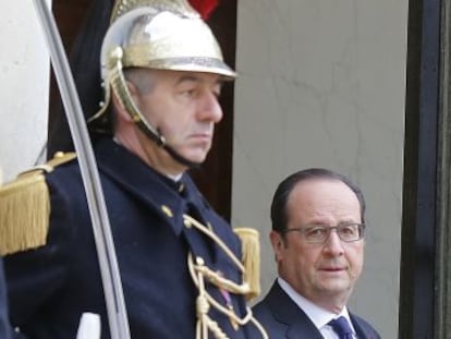 Francois Hollande, na semana passada.