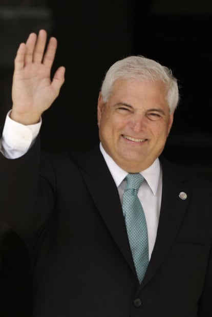 El presidente de Panamá, Ricardo Martinelli.