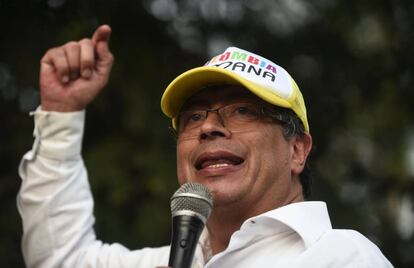 El candidato presidencial de Colombia Humana, Gustavo Petro. 