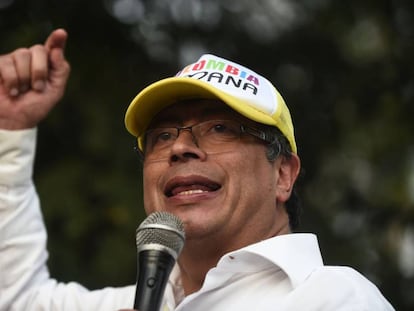El candidato presidencial de Colombia Humana, Gustavo Petro. 