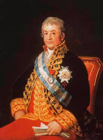 <i>José Antonio, marqués de Caballero,</i> de Goya.