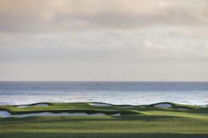 El campo de gol Pebble Beach, en la localidad californiana.