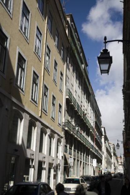 La Rua dos Douradores, en la Baixa de Lisboa.