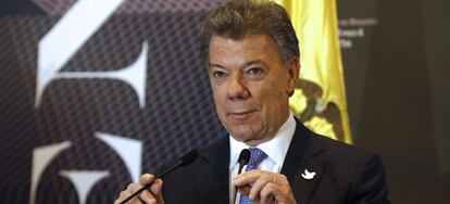 El presidente de Colombia, Juan Manuel Santos.