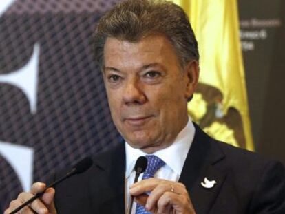 El presidente de Colombia, Juan Manuel Santos.