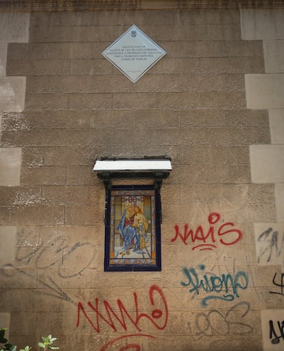 Detalle de la Colonia de la Prensa, en Carabanchel.
