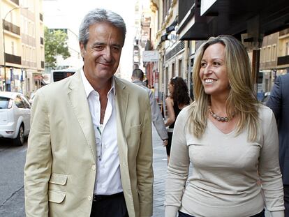 José Ricardo Martínez (UGT) y Jiménez, tras almorzar juntos.
