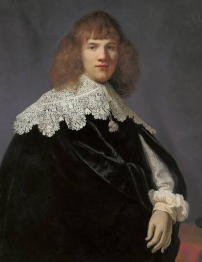 Retrato de un joven caballero, de Rembrandt (hacia 1633-1634).